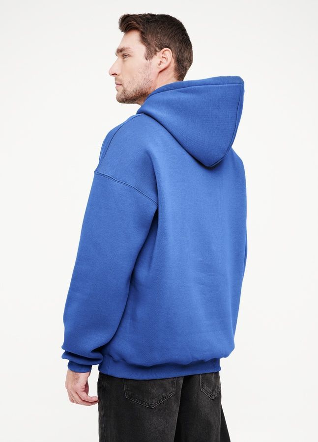 Кенгуру оверсайз 7М на флісі, Блакитний, 2XL/3XL