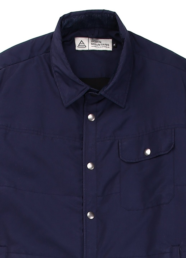 Jacket Shirt, Темно-синій, S