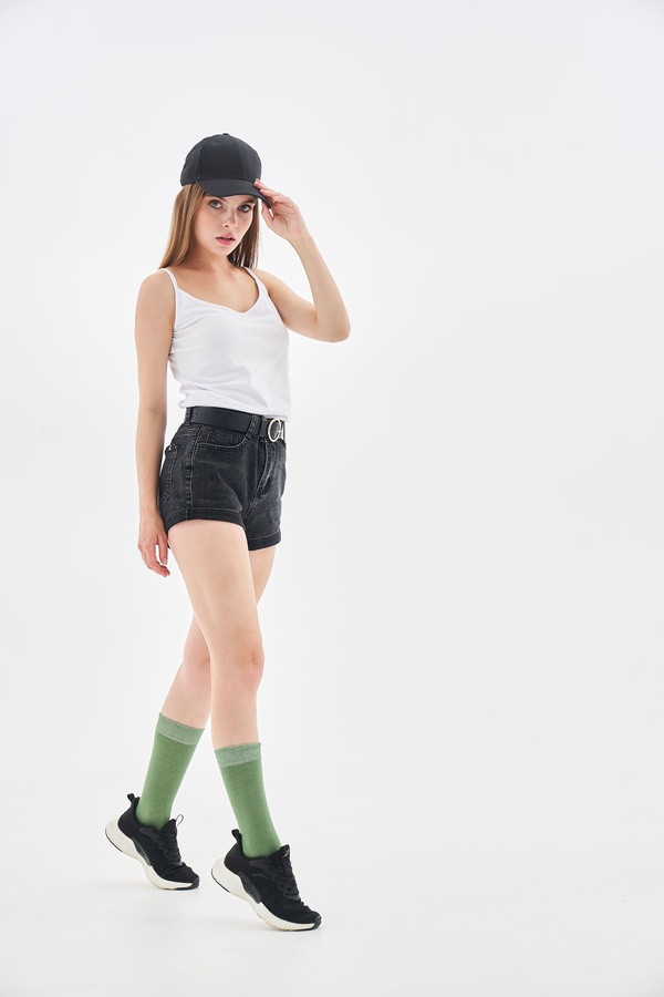 Woman Classic socks, Зелений, 37-39