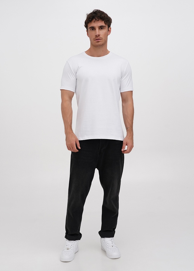 Базовая футболка с наиболее плотного хлопка, Белый, XXL