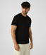 Футболка V-neck с хлопка, Черный, S
