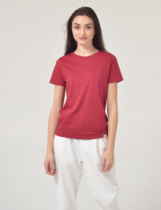 Basic Cotton, Бордовый, XL