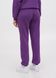 Трикотажні штани на флісі з резинкою, Фіолетовий, M