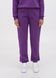 Трикотажні штани на флісі з резинкою, Фіолетовий, L