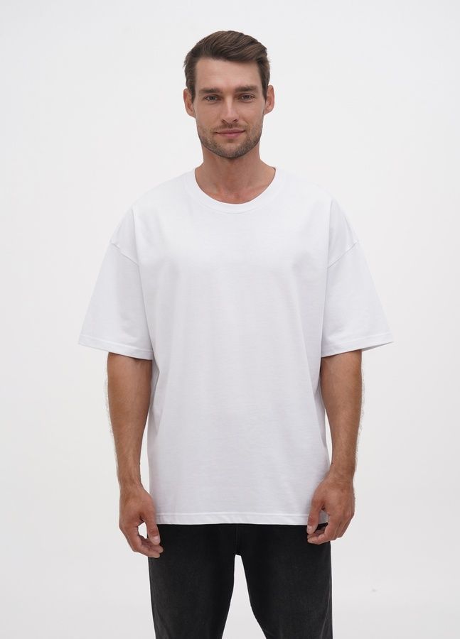 Oversize Heavy T-Shirt, White, S/M