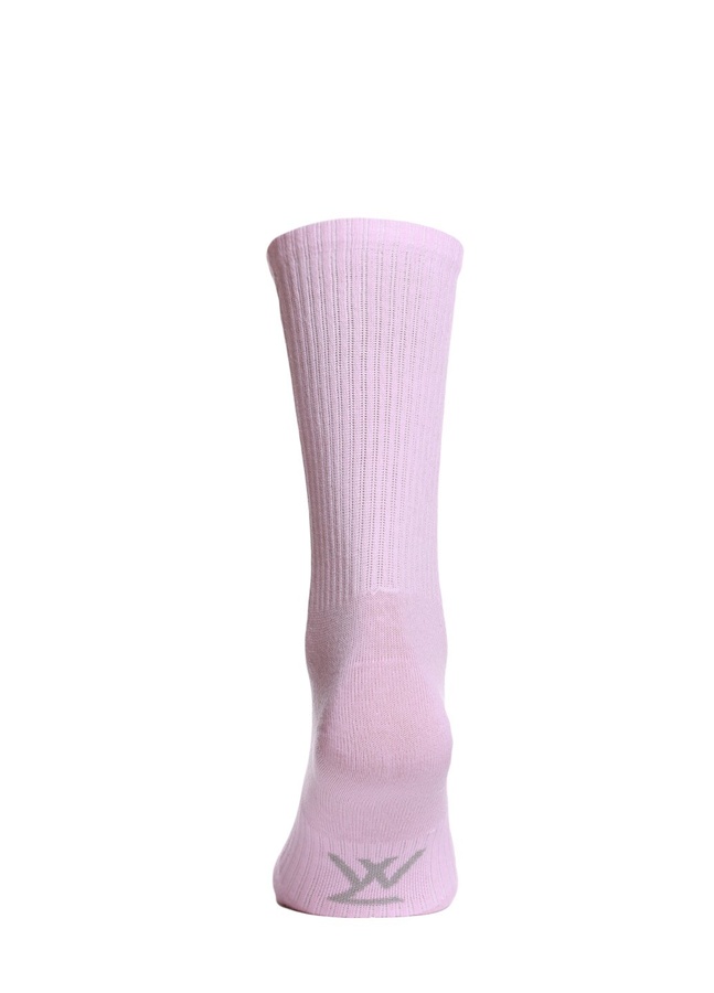 Ribbed socks, Рожевий, 36-38