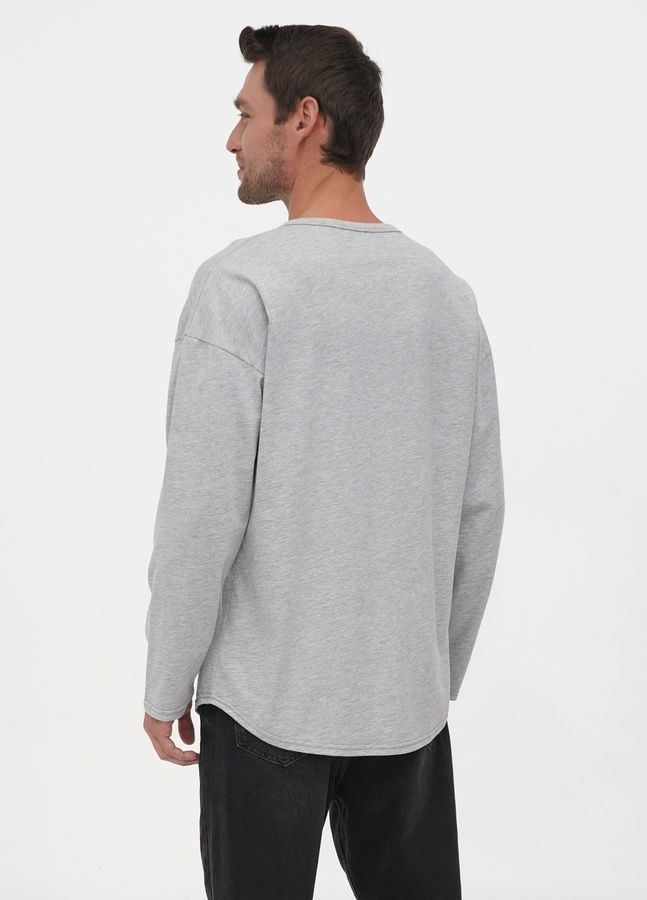 Long Sleeve Oversize Light, Grey melange, S/M