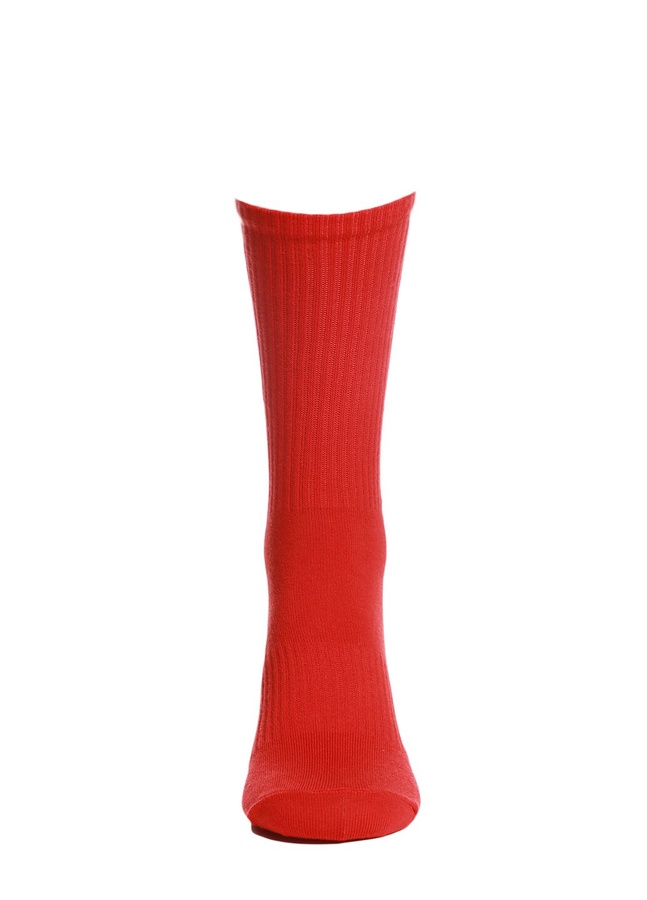 Ribbed socks, Червоний, 36-38
