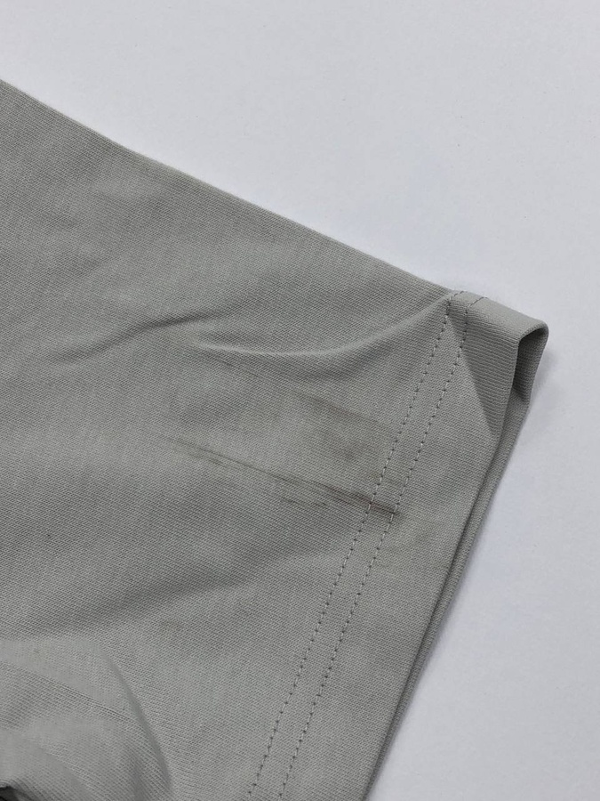 Базова футболка з надщільної бавовни - Сірий, Сірий, M