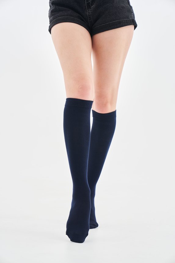 Woman Gaiters Socks, Темно-синій, 40-42