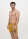 Viscose boxer shorts print, Yellow flowers, S/M