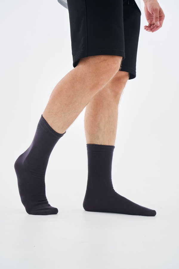 Шкарпетки класичні, Темно-сірий, 40-42
