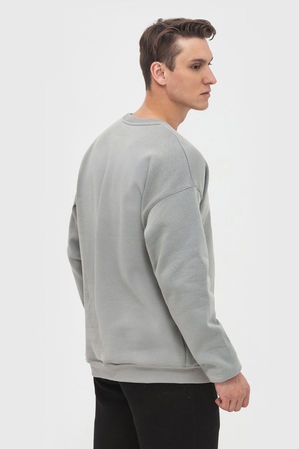 Oversize sweatshirt, Сірий, S/M