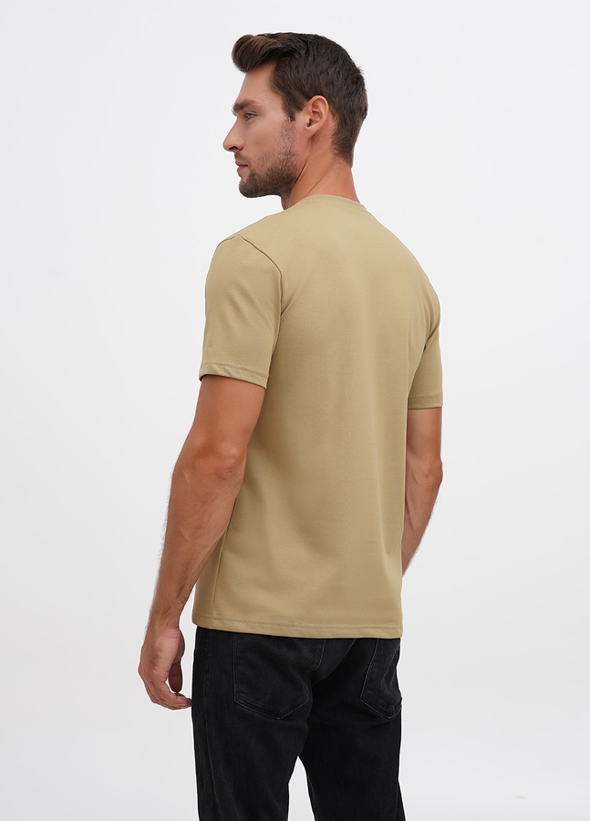 Базовая футболка с наиболее плотного хлопка, Оливковый, XL