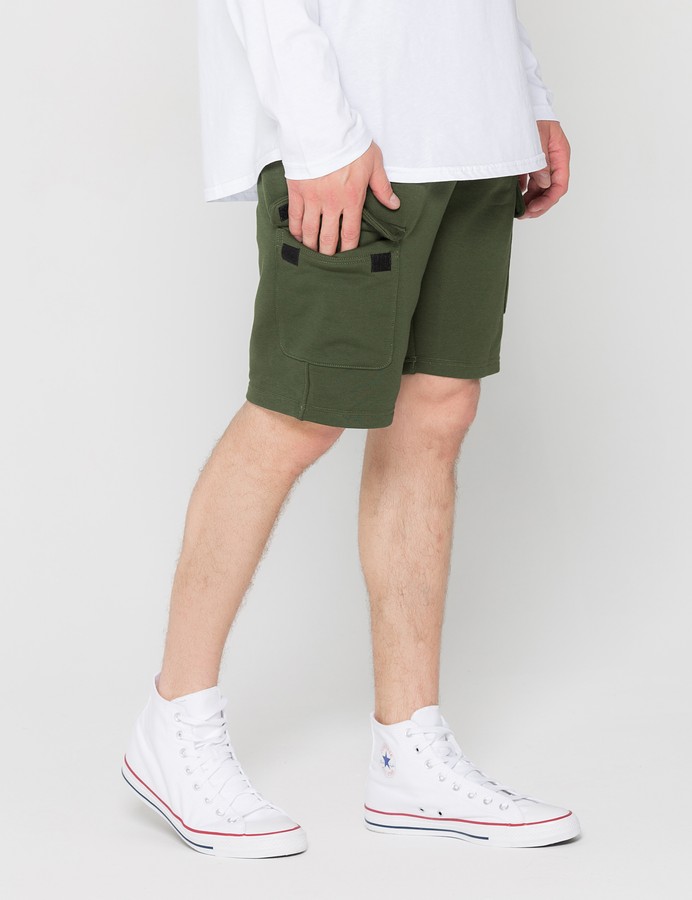 Knit cargo shorts, Зелёный, S/M