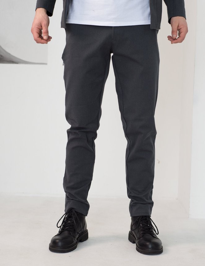 Chino Pants, Тёмно-серый, XL
