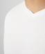 Футболка V-neck с хлопка, Белый, 3XL