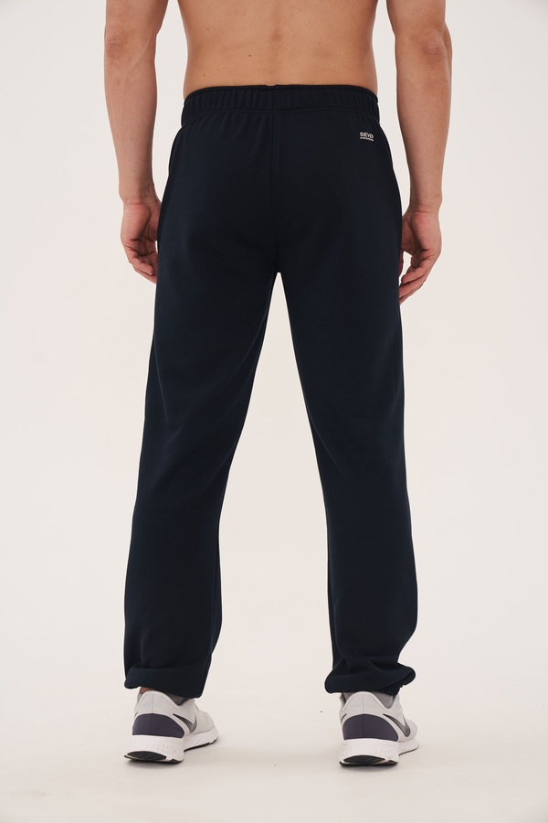 Трикотажные штаны с резинкой по низу , Темно-синий, 2XL/3XL