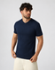 Футболка V-neck з бавовни, Темно-синій, S