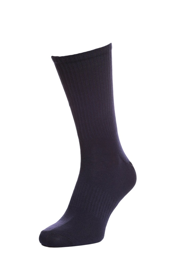 Шкарпетки в рубчик, Темно-синій, 43-45