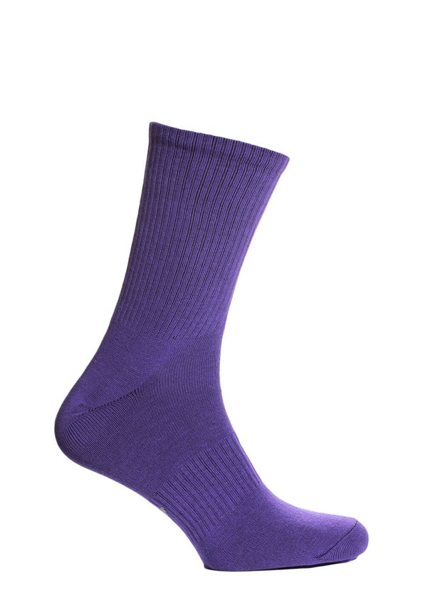 Носки в рубчик, Фиолетовый, 43-45