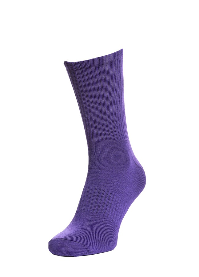 Шкарпетки в рубчик, Фіолетовий, 43-45